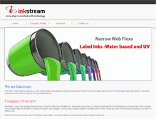 Tablet Screenshot of inkstreamink.com